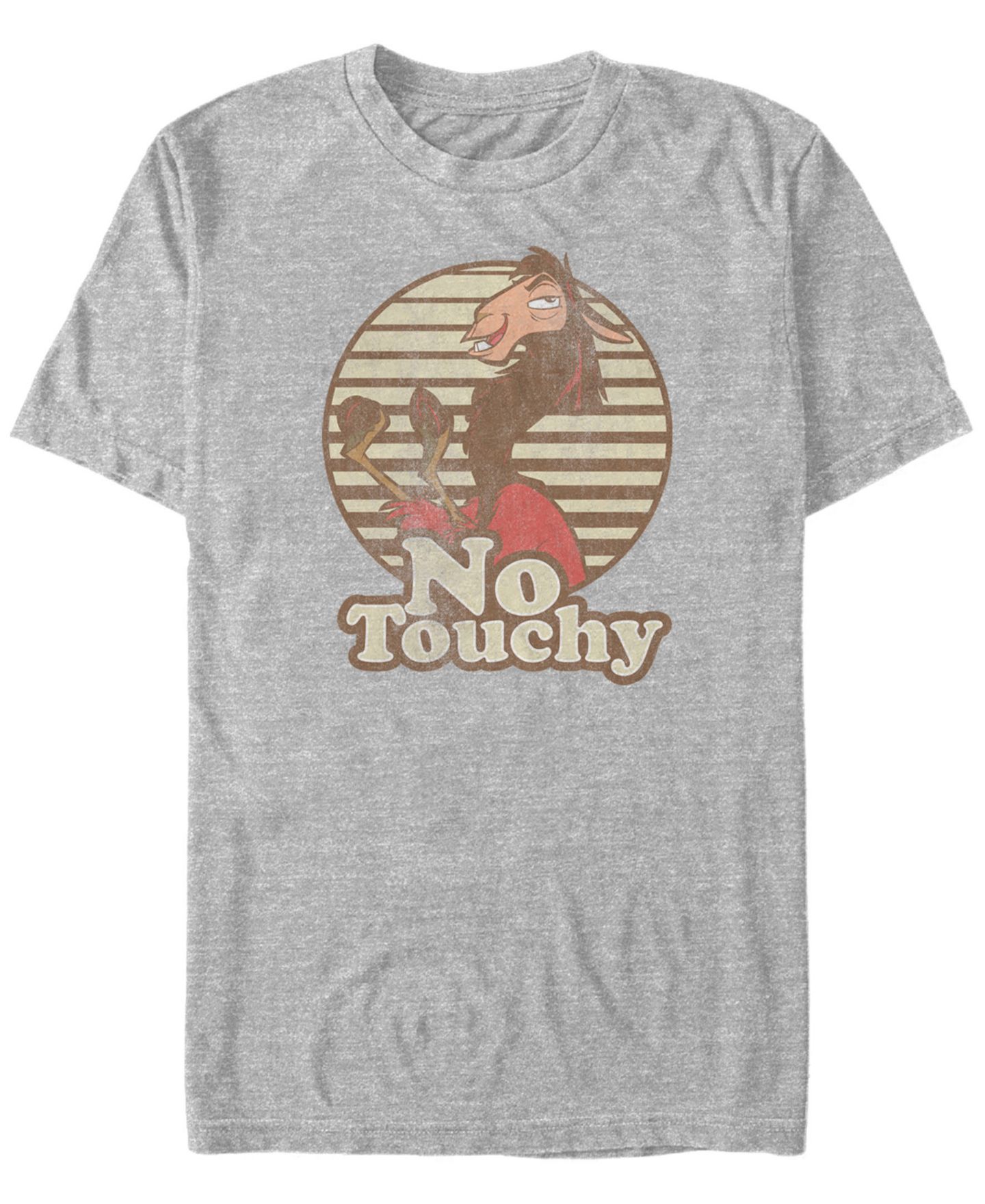 Мужская футболка Fifth Sun Disney Emperor's New Groove Kuzco Llama No Touchy Short Sleeve, цвет: Athletic H — фото 1