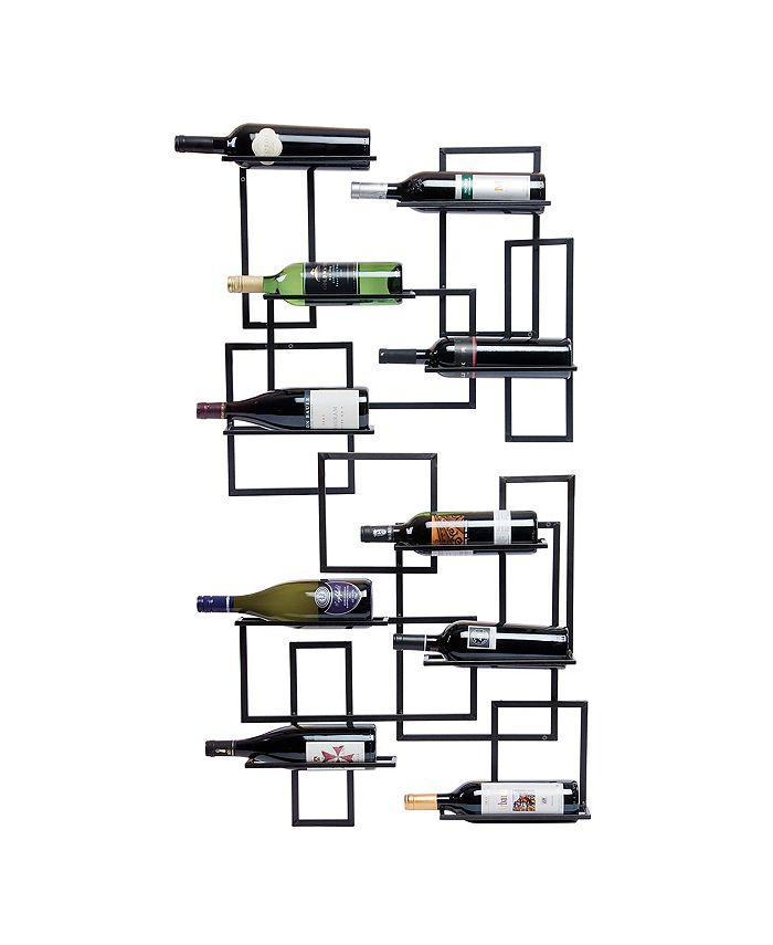 Oenophilia Mid Century Wall Wine Rack Macy's
