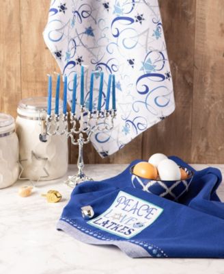Peace Love Latkes Dishtowels Set