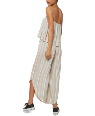 strapless popover jumpsuit