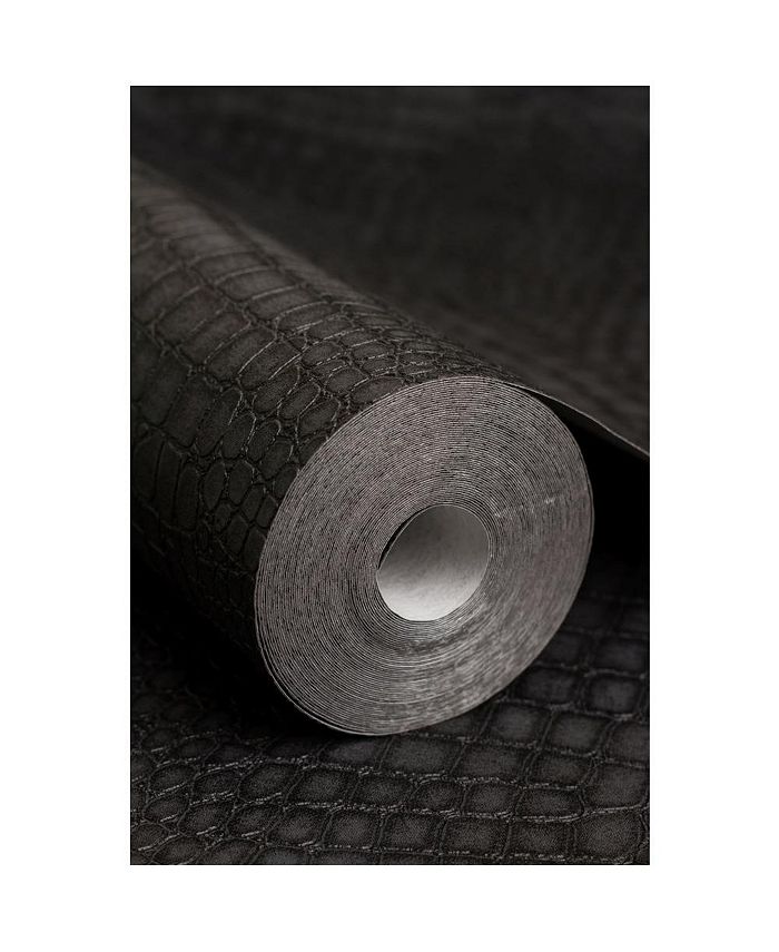 Graham & Brown Graham Brown Crocodile Black Wallpaper Macy's