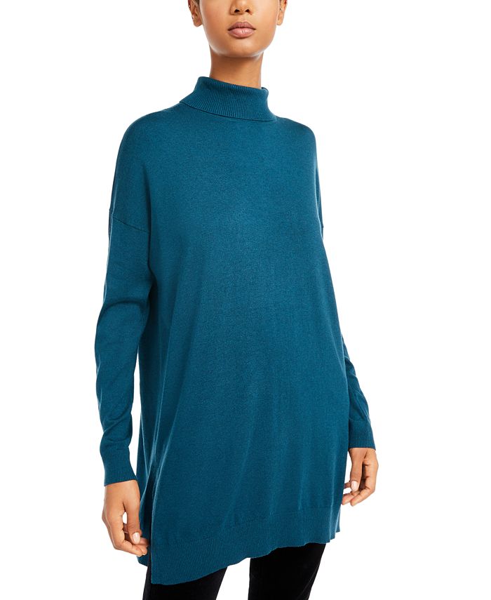 Eileen Fisher Turtleneck Tunic Sweater Regular Petite Macy s