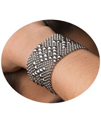 SG Liquid Metal - B45-AS Silver Mesh Bracelet