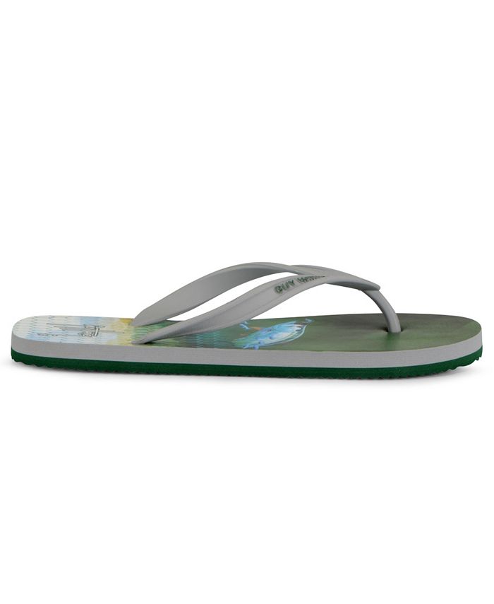 Guy harvey sales flip flops mens