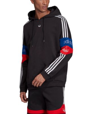 adidas men's textured pullover hoodie