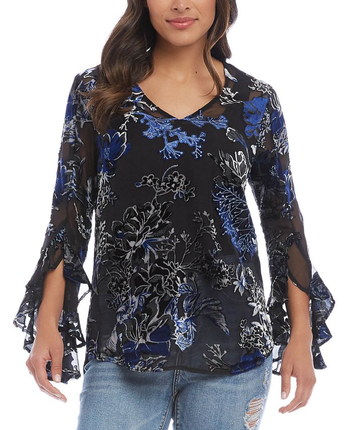 Karen kane on sale ruffle sleeve top