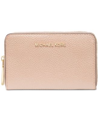 Michael Kors Jet Set Small Zip Around Card Case - Macy's