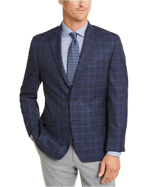 Mens blue sports jacket