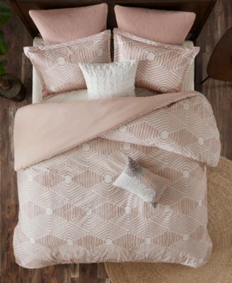 Ellipse Jacquard 3-Pc. Comforter Set, King/California King