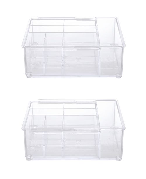 Kenney Expandable Drawer Organizer Tray 8 Compartments Set Of 2
