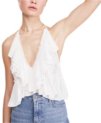 Free People - Heartbreaker Ruffled Tank Top