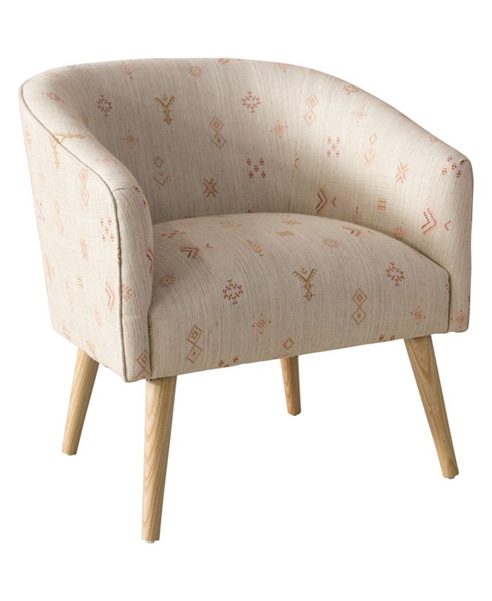 Schooley faux best sale shearling barrel chair