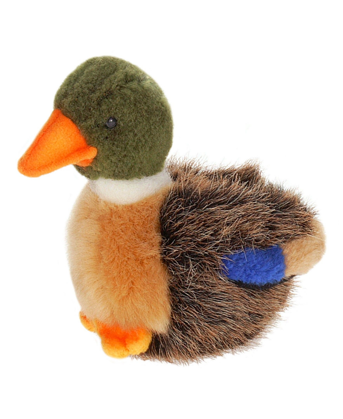 First & Main Babies' Hansa 4" Mallard Duck Plush Toy In Brown