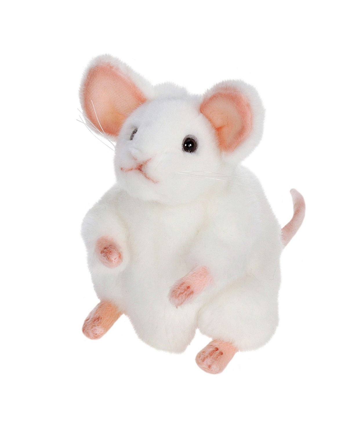 First & Main Hansa German 6" Mouse Plush Toy In White