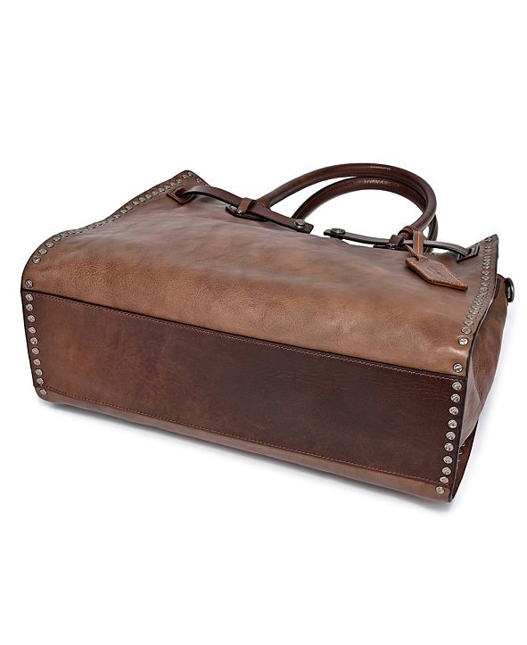 OLD TREND Westland Leather Satchel Bag & Reviews - Handbags ...