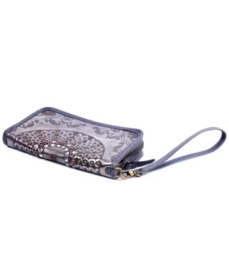 Mola Leather Clutch