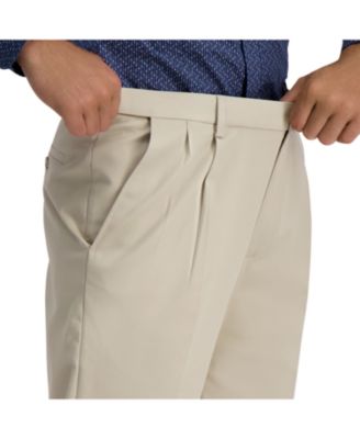 Men's Iron Free Premium Khaki Classic-Fit Pleated Pant