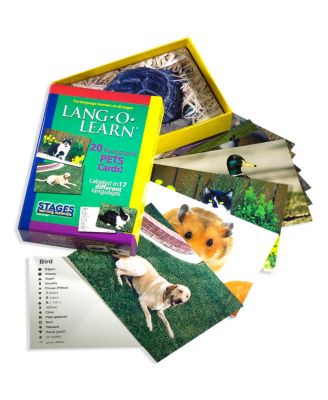 Stages Learning Materials Lang-o-Learn Esl Vocabulary Cards Flashcards, Pets