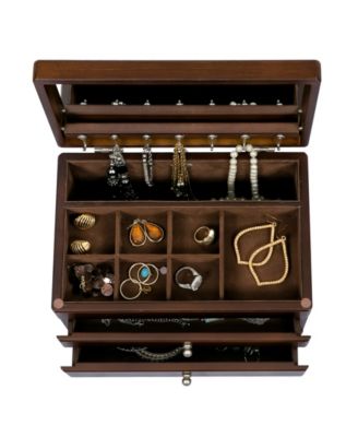 Mele Co. Brisbane Wooden Jewelry Box