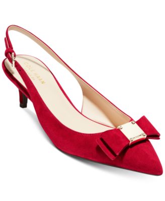 Cole Haan Tali Bow Slingback Pumps - Macy's