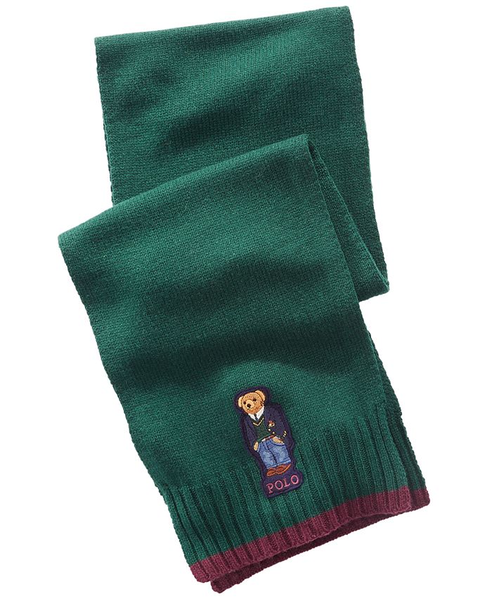 Polo Ralph Lauren Men's St. Andrew Bear Scarf & Reviews - Hats, Gloves &  Scarves - Men - Macy's