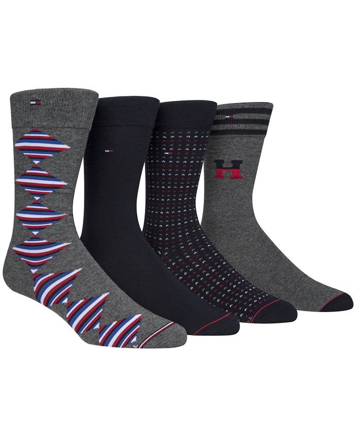 Tommy Hilfiger Men's 4-Pk. Crew Socks & Reviews - Underwear & Socks ...