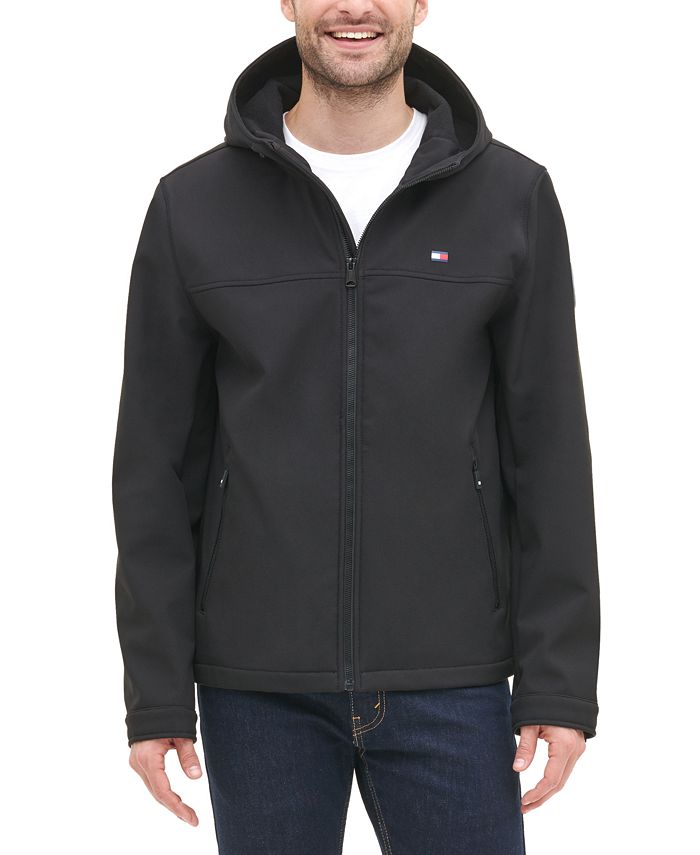 Tommy Hilfiger Men's Hooded Soft-Shell Jacket, Created for - Macy's