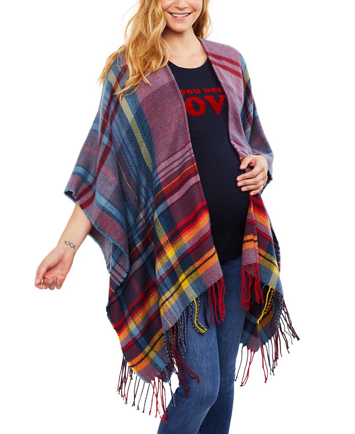 Jessica Simpson Maternity Fringed Kimono Blouse Macy's