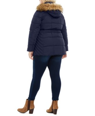 tommy hilfiger plus size coats
