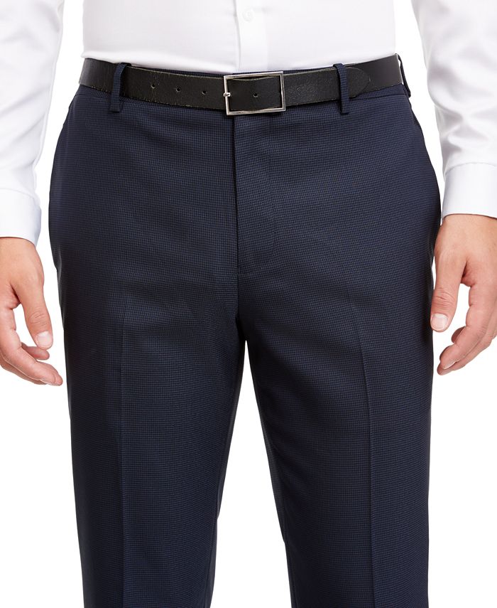 INC International Concepts INC Men's Slim-Fit Micro Check Suit Pants ...