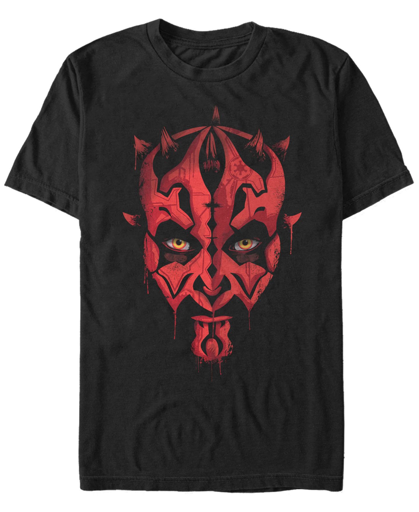 Мужская футболка Fifth Sun Star Wars The Phantom Menace Episode 1 Darth Maul Emerges Short Sleeve, цвет: Чёрный — фото 1