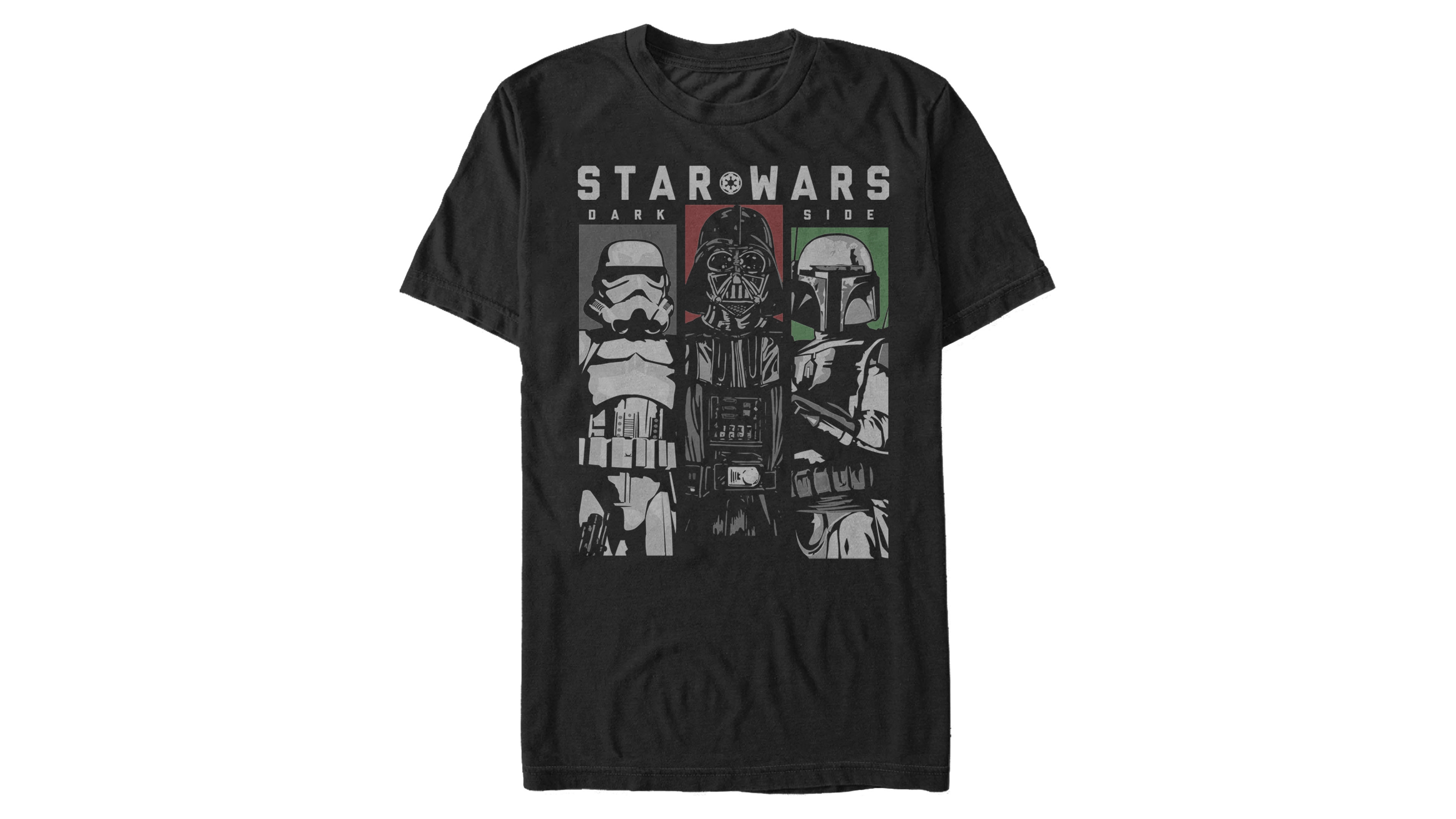 Star Wars Men's Classic Dark Side Villain Panels Short Sleeve T-Shirt