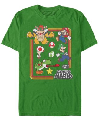 Fifth Sun Nintendo Men's Super Mario Retro Group Playing Short Sleeve T ...