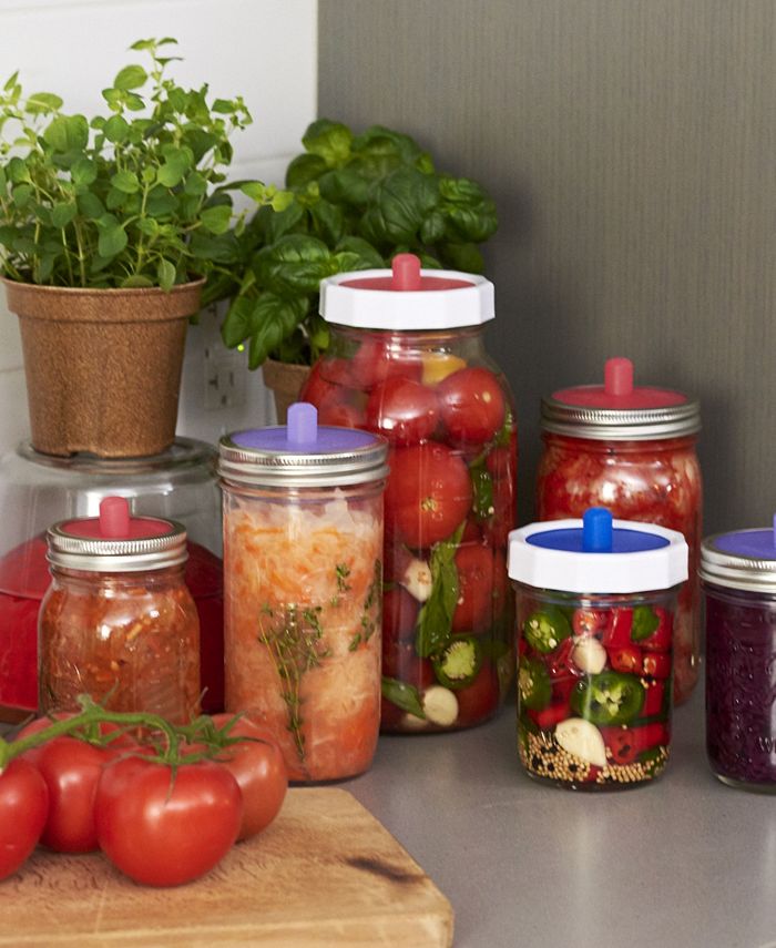 Masontops Wide Mouth Fermentation Pickle Pipes Set of 4 Macy's