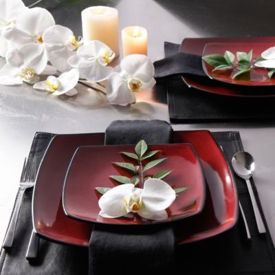 Gibson Signature Living Barcelona 16-Piece Set, Service for 4