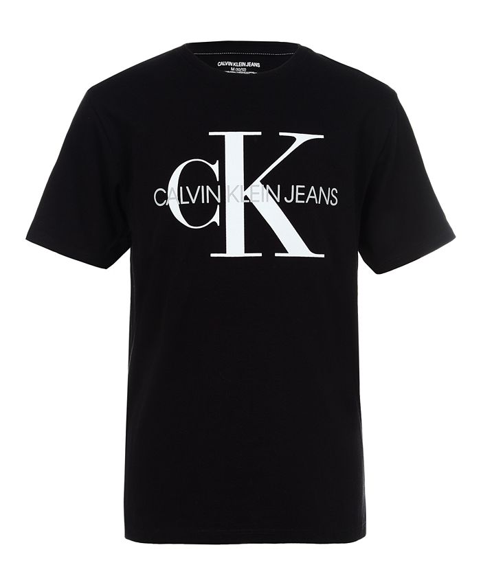 Station Grøn Stereotype Calvin Klein Big Boys Old School Logo T-Shirt - Macy's