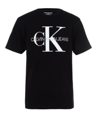 T-Shirt - Klein Logo Boys School Calvin Old Macy\'s Big