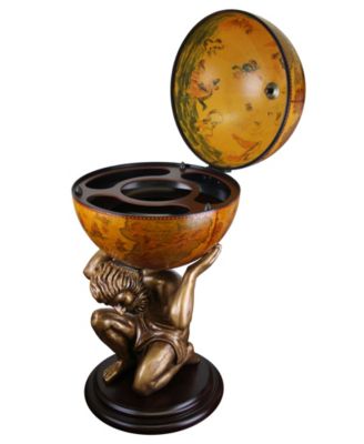 Bar Sous Forme De Globe Atlas 42 X 42 X 85 Cm