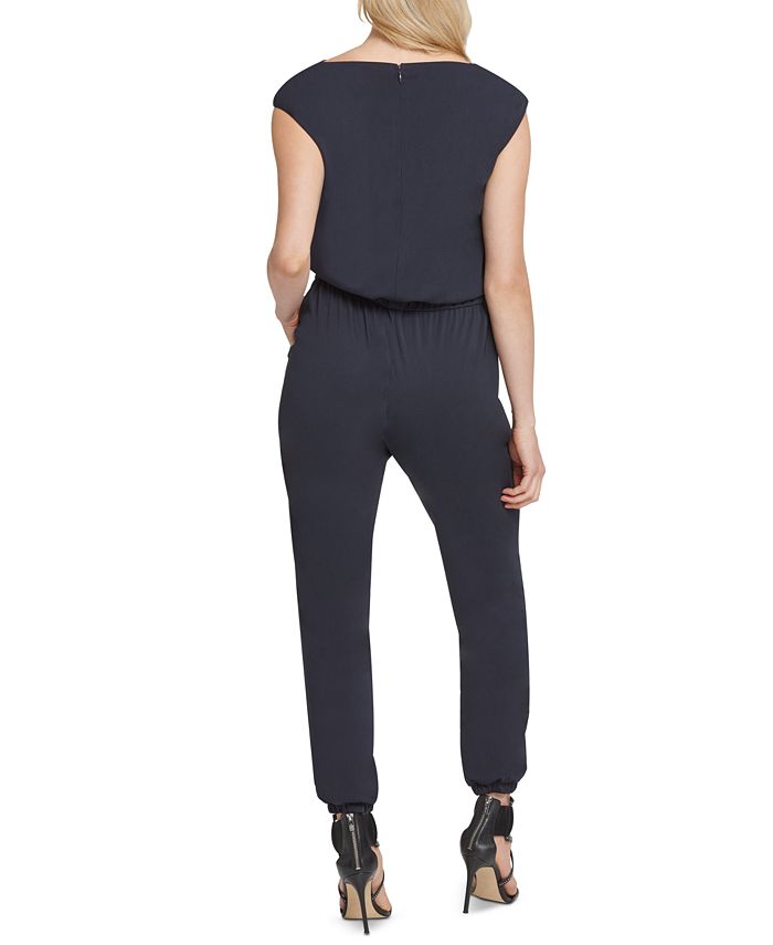 DKNY Cap-Sleeve Jumpsuit - Macy's