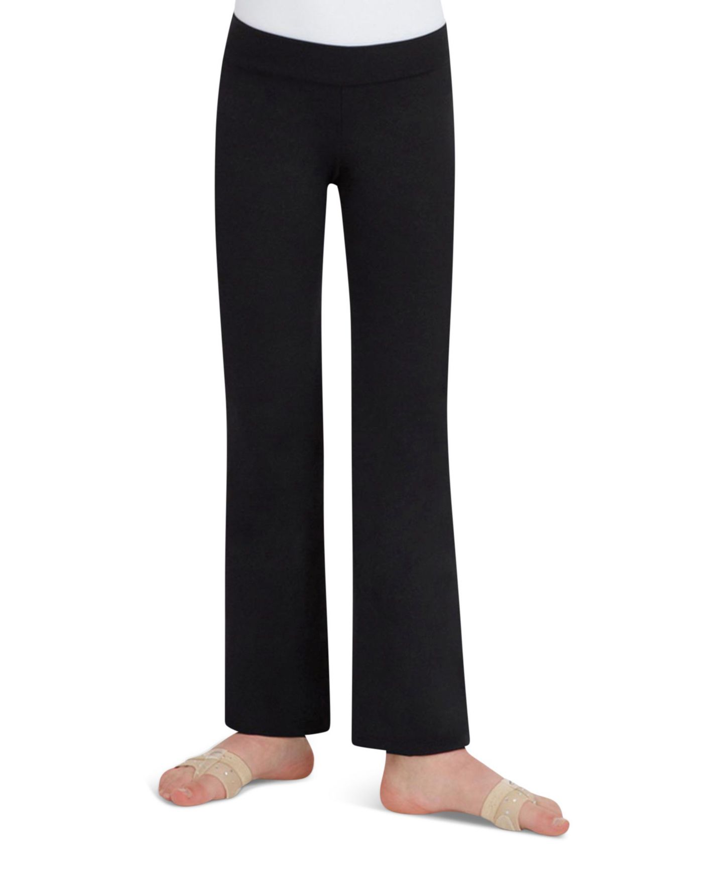 Брюки Capezio Team Basics Pant для девочек, цвет: Чёрный — фото 1