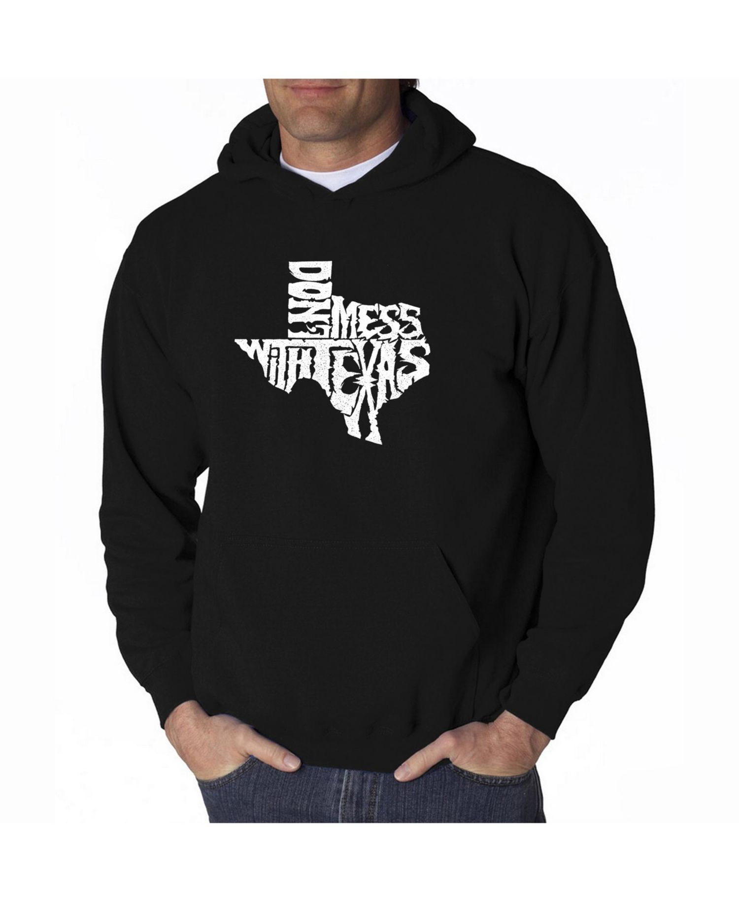 Men's Word Art Hoodie - Don't Mess With Texas