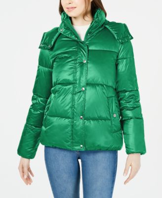 tommy hilfiger green women's coat