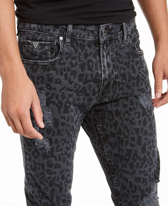 guess leopard pants