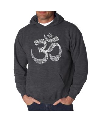 Men's Word Art Hoodie - Poses Om