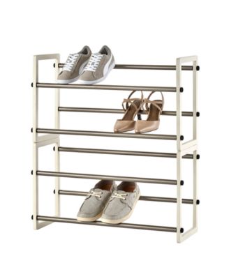Basics 2- Tier Expandable Shoe Rack, Pack of 2