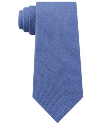 Calvin Klein - Men's Slim Herringbone Tie