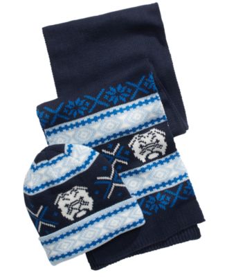 Club Room - Men's Bulldog Hat & Scarf Set