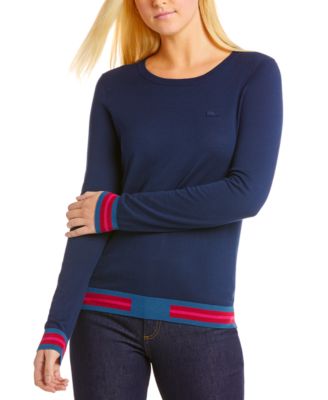 Contrast Trim Long Sleeve Jumper