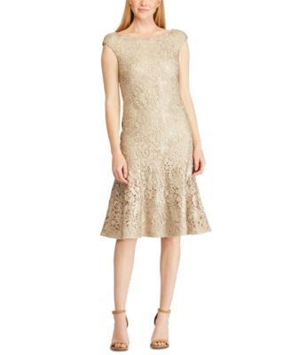 ralph lauren lace dress macy's