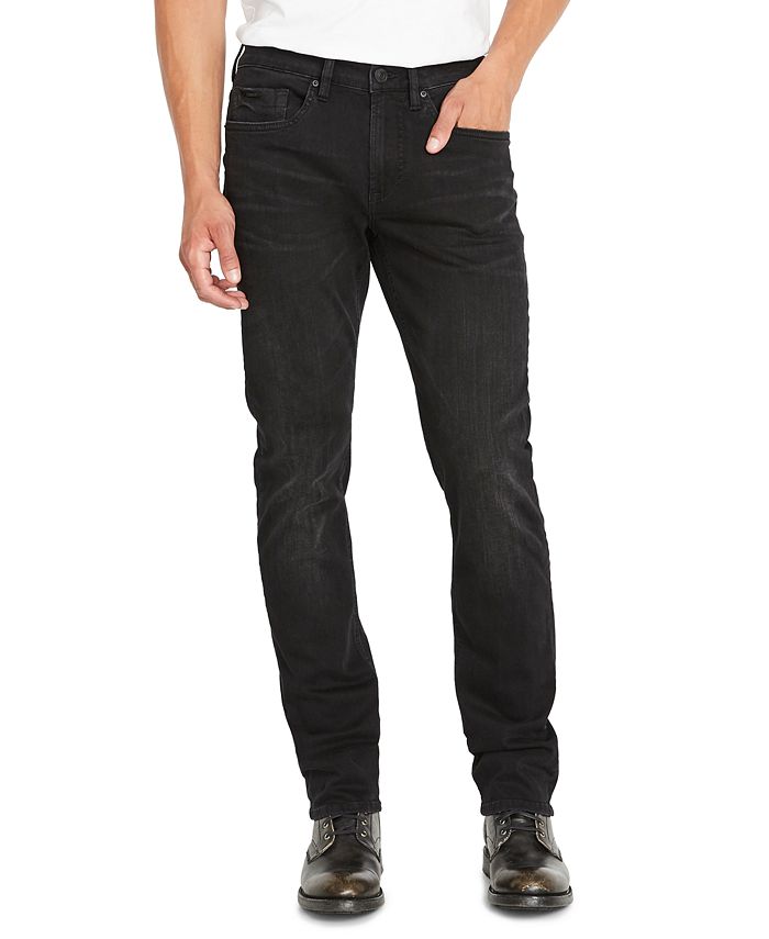 Buffalo David Bitton Men's ASH-X Slim-Fit Black Jeans - Macy's